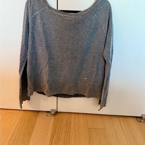 Vintage Havana Gray Scoop Neck Sweater